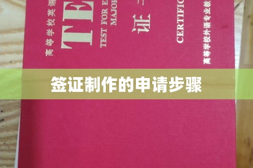 高雄签证制作的申请步骤