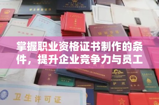 高雄掌握职业资格证书制作的条件，提升企业竞争力与员工专业素养