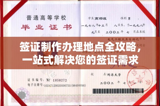 高雄签证制作办理地点全攻略，一站式解决您的签证需求