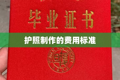 高雄护照制作的费用标准