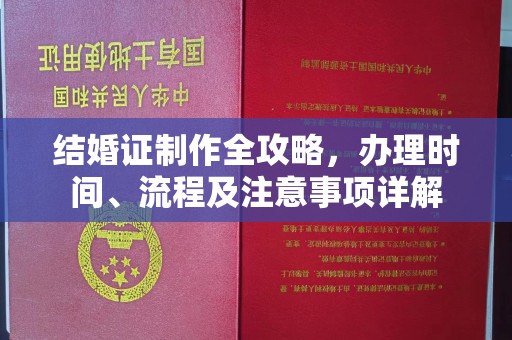 高雄结婚证制作全攻略，办理时间、流程及注意事项详解